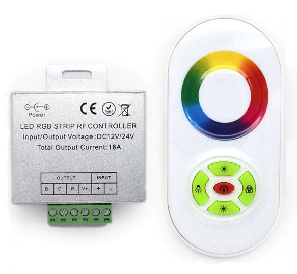 DC12-24V 5 key half touch RGB Controler For led strip light home depot